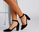 Escarpins en faux nubuck So Posh